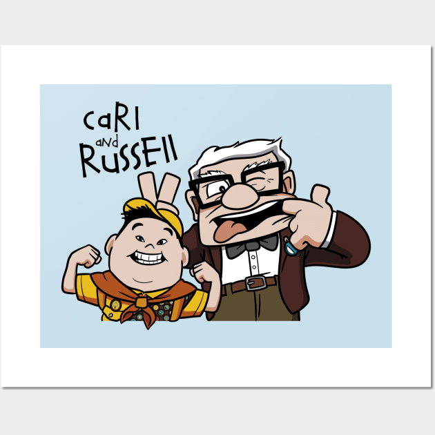 Carl and Russell Wall Art by jasesa